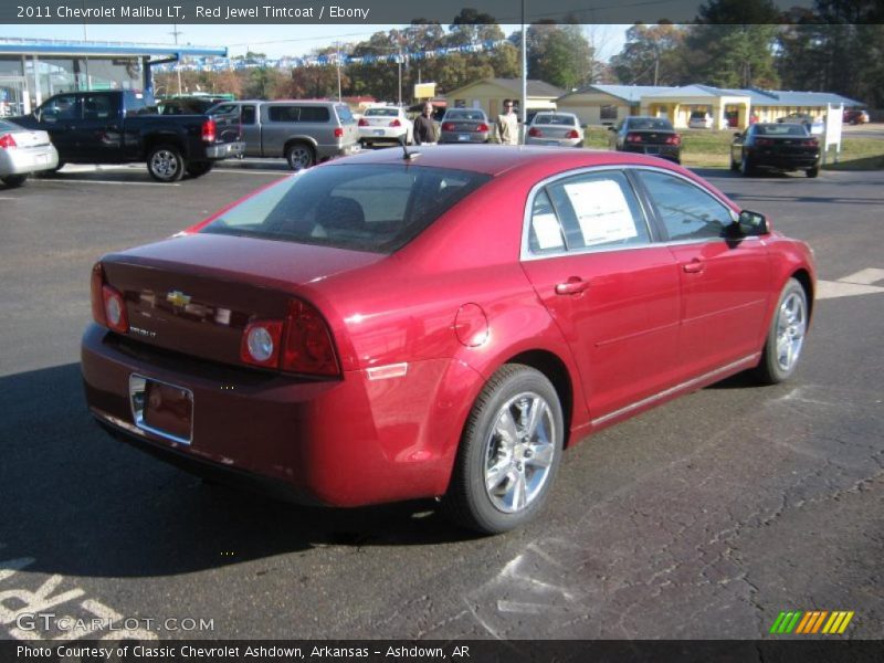 Red Jewel Tintcoat / Ebony 2011 Chevrolet Malibu LT