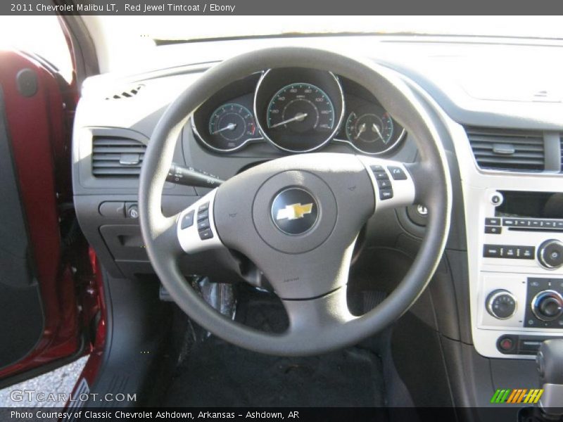 Red Jewel Tintcoat / Ebony 2011 Chevrolet Malibu LT