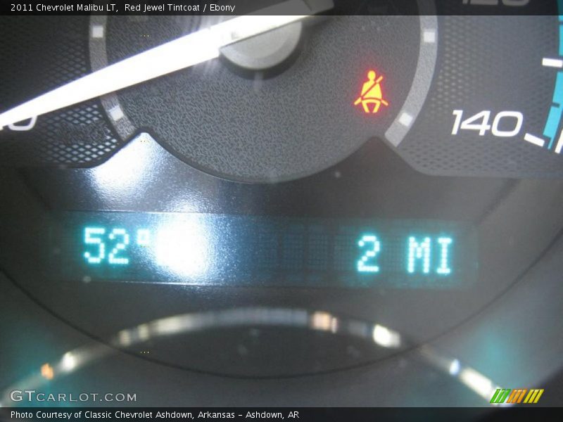 Red Jewel Tintcoat / Ebony 2011 Chevrolet Malibu LT