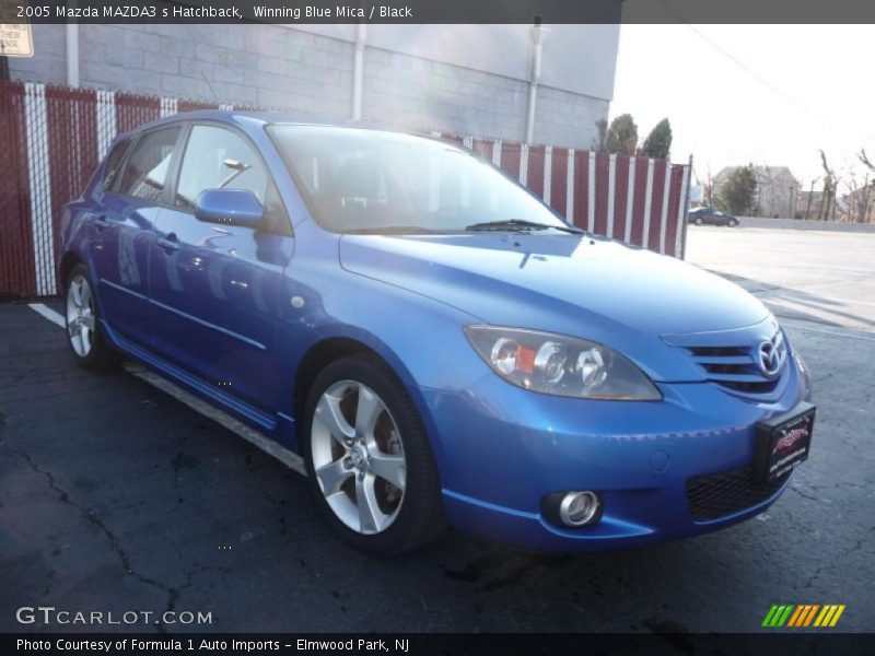 Winning Blue Mica / Black 2005 Mazda MAZDA3 s Hatchback