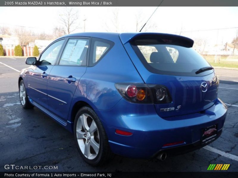 Winning Blue Mica / Black 2005 Mazda MAZDA3 s Hatchback
