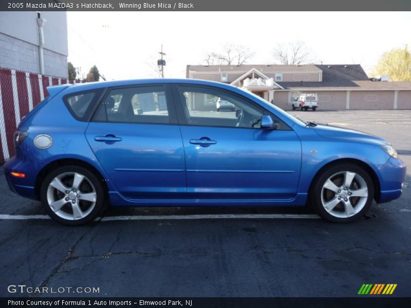 Winning Blue Mica / Black 2005 Mazda MAZDA3 s Hatchback