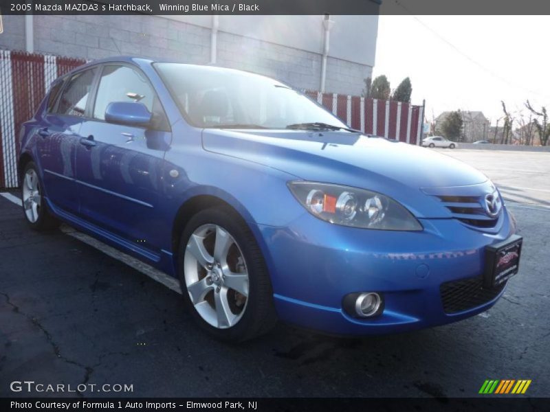Winning Blue Mica / Black 2005 Mazda MAZDA3 s Hatchback