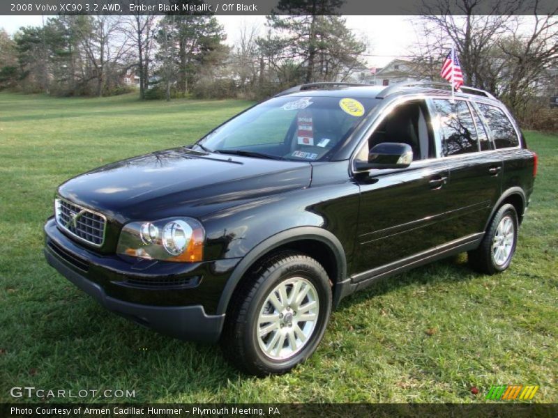 Ember Black Metallic / Off Black 2008 Volvo XC90 3.2 AWD