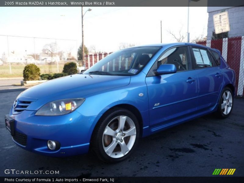 Winning Blue Mica / Black 2005 Mazda MAZDA3 s Hatchback