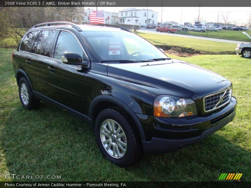 Ember Black Metallic / Off Black 2008 Volvo XC90 3.2 AWD