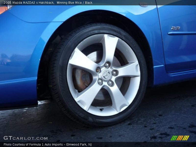 Winning Blue Mica / Black 2005 Mazda MAZDA3 s Hatchback
