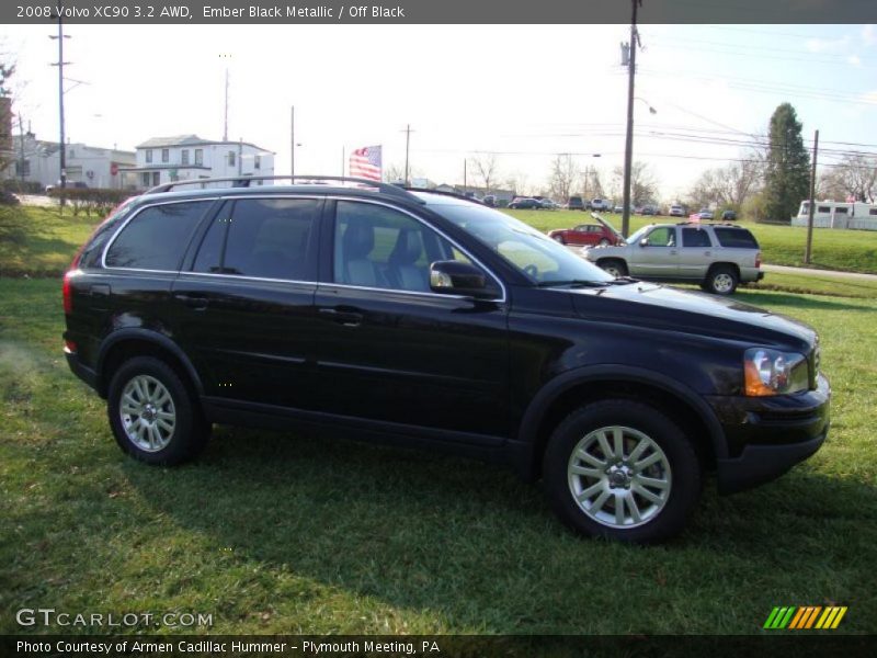 Ember Black Metallic / Off Black 2008 Volvo XC90 3.2 AWD