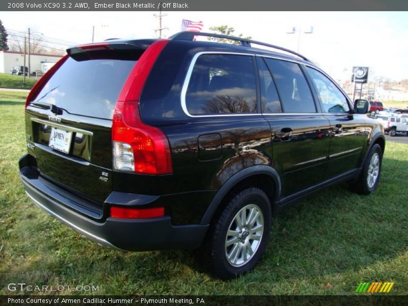 Ember Black Metallic / Off Black 2008 Volvo XC90 3.2 AWD