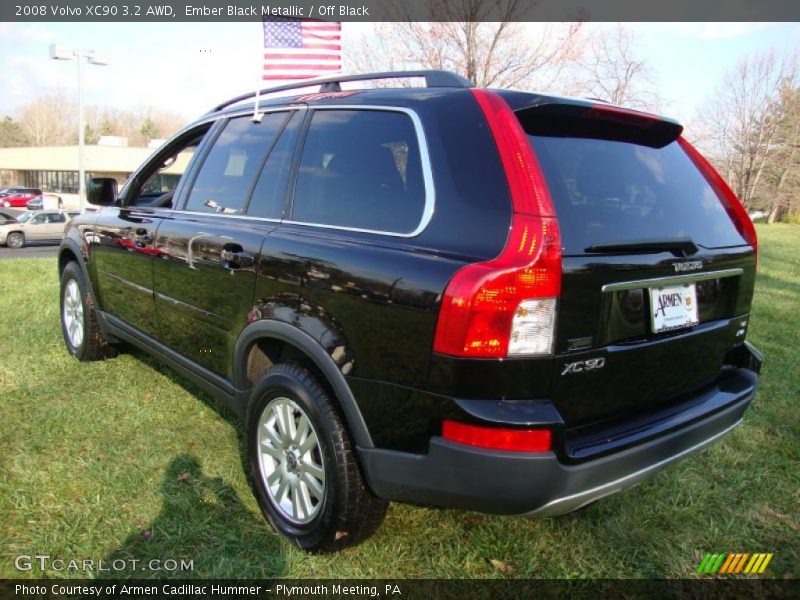 Ember Black Metallic / Off Black 2008 Volvo XC90 3.2 AWD