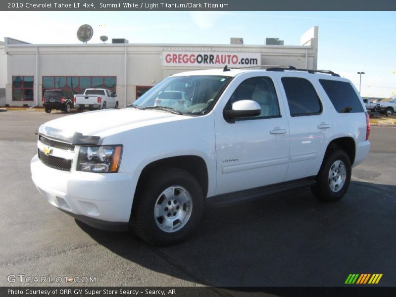 Summit White / Light Titanium/Dark Titanium 2010 Chevrolet Tahoe LT 4x4