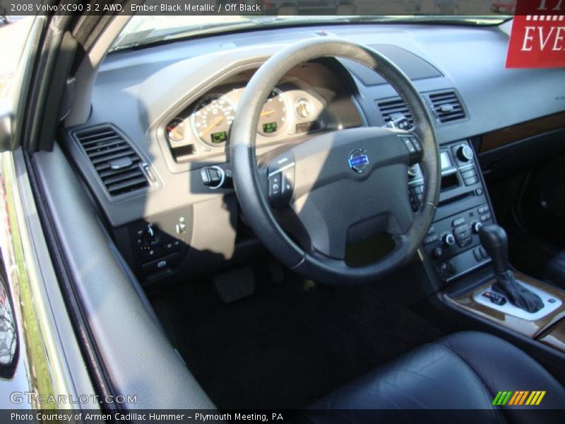 Ember Black Metallic / Off Black 2008 Volvo XC90 3.2 AWD