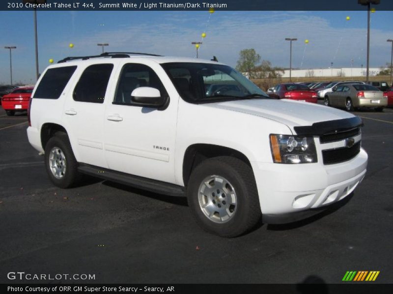 Summit White / Light Titanium/Dark Titanium 2010 Chevrolet Tahoe LT 4x4
