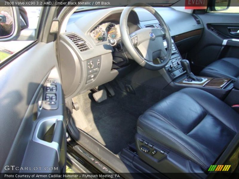 Ember Black Metallic / Off Black 2008 Volvo XC90 3.2 AWD