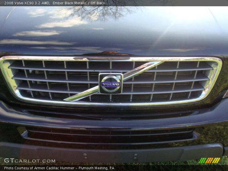 Ember Black Metallic / Off Black 2008 Volvo XC90 3.2 AWD