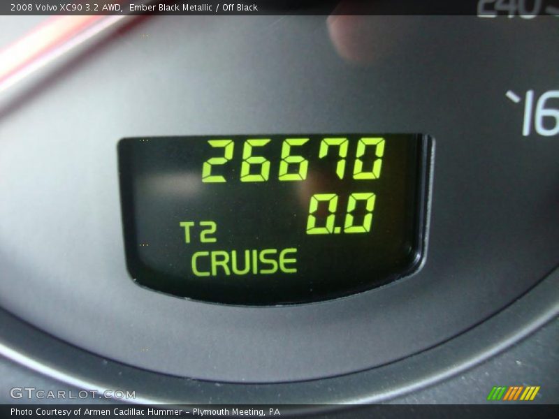 Ember Black Metallic / Off Black 2008 Volvo XC90 3.2 AWD