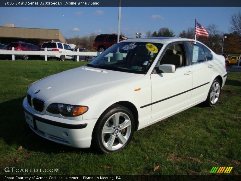 Alpine White / Sand 2005 BMW 3 Series 330xi Sedan
