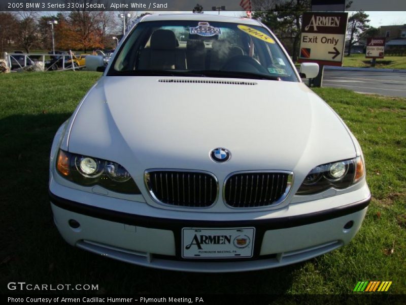 Alpine White / Sand 2005 BMW 3 Series 330xi Sedan