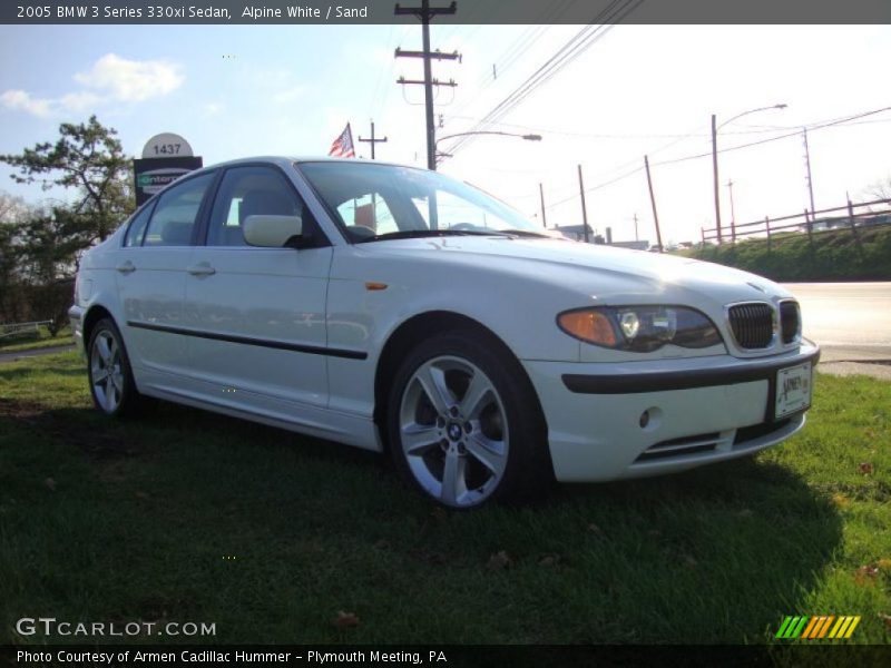 Alpine White / Sand 2005 BMW 3 Series 330xi Sedan