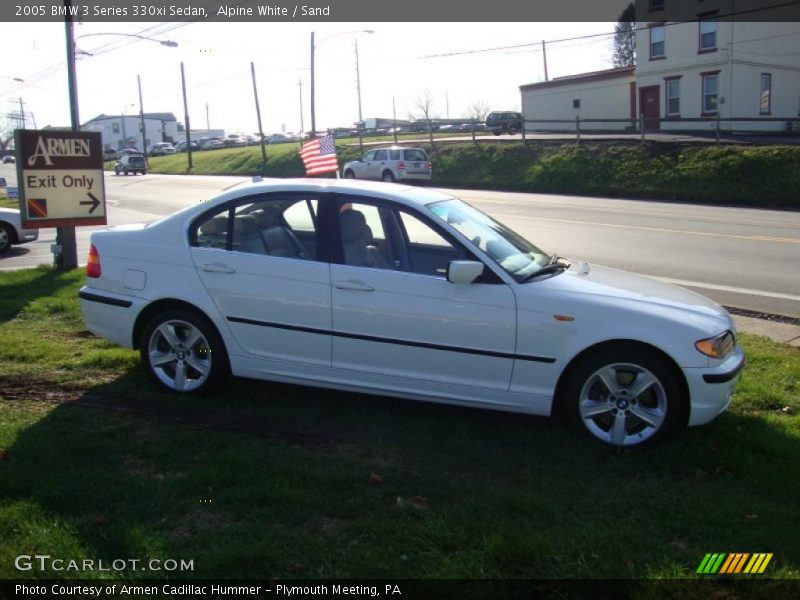 Alpine White / Sand 2005 BMW 3 Series 330xi Sedan
