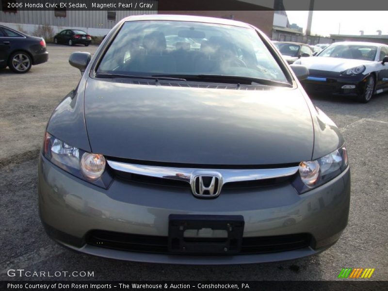 Magnetic Pearl / Gray 2006 Honda Civic EX Sedan