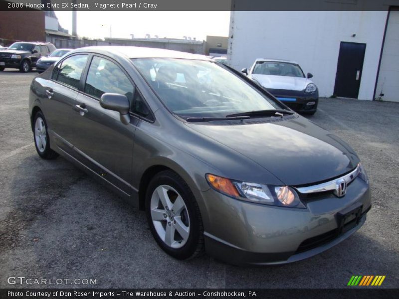 Magnetic Pearl / Gray 2006 Honda Civic EX Sedan