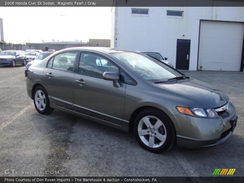 Magnetic Pearl / Gray 2006 Honda Civic EX Sedan