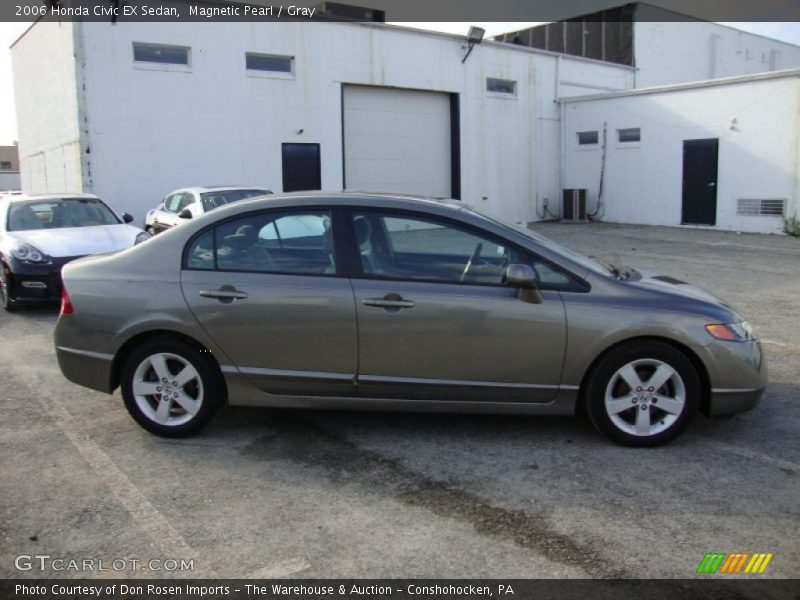 Magnetic Pearl / Gray 2006 Honda Civic EX Sedan