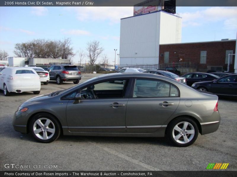 Magnetic Pearl / Gray 2006 Honda Civic EX Sedan