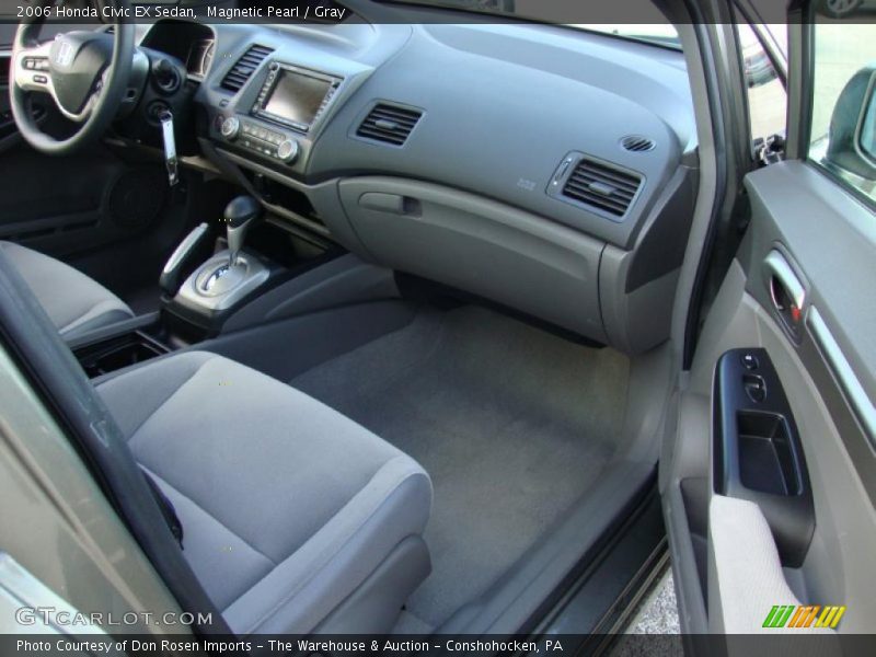 Magnetic Pearl / Gray 2006 Honda Civic EX Sedan