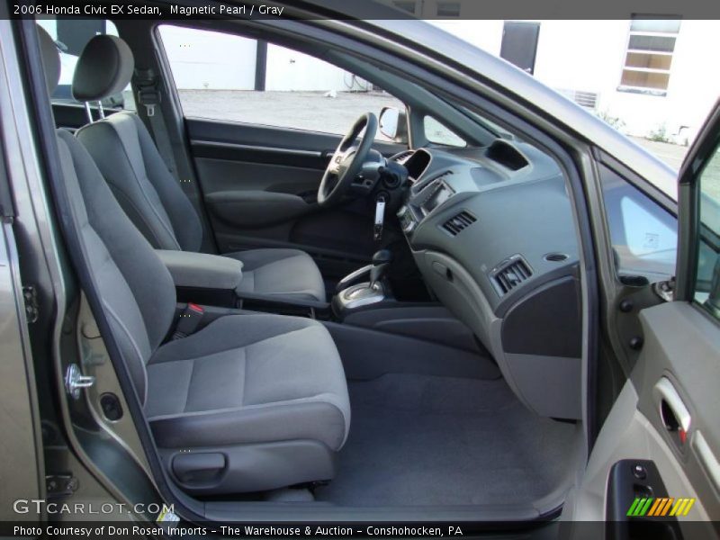 Magnetic Pearl / Gray 2006 Honda Civic EX Sedan