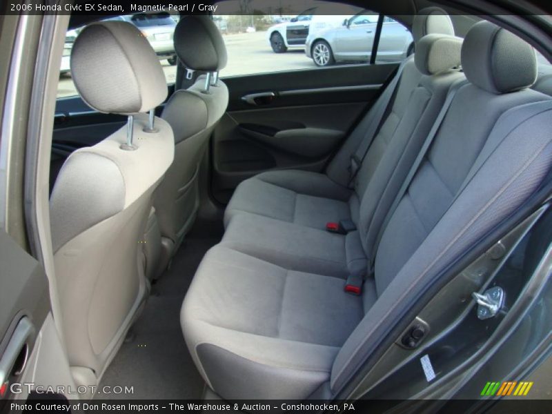 Magnetic Pearl / Gray 2006 Honda Civic EX Sedan