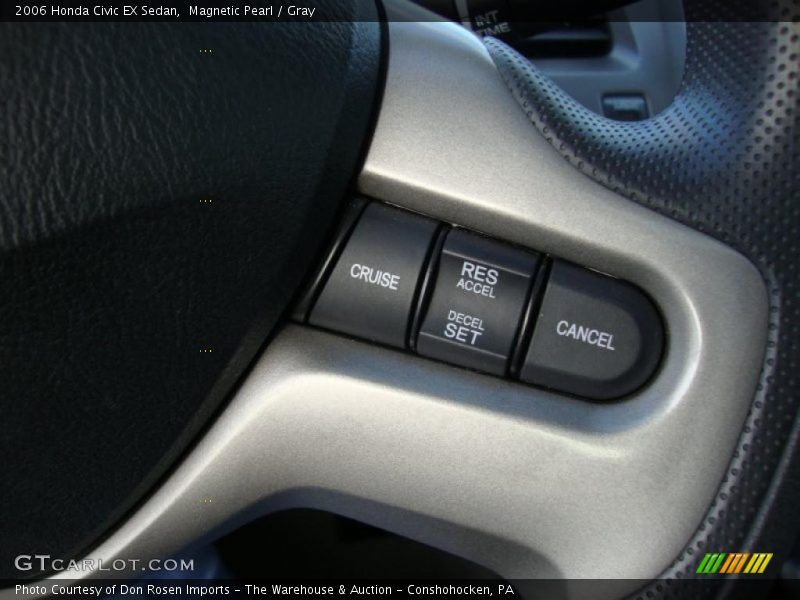 Magnetic Pearl / Gray 2006 Honda Civic EX Sedan
