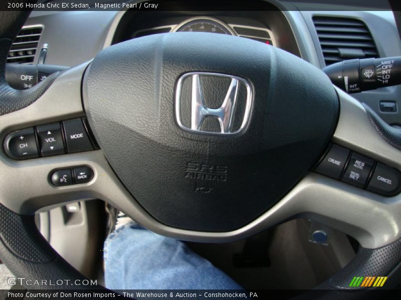 Magnetic Pearl / Gray 2006 Honda Civic EX Sedan