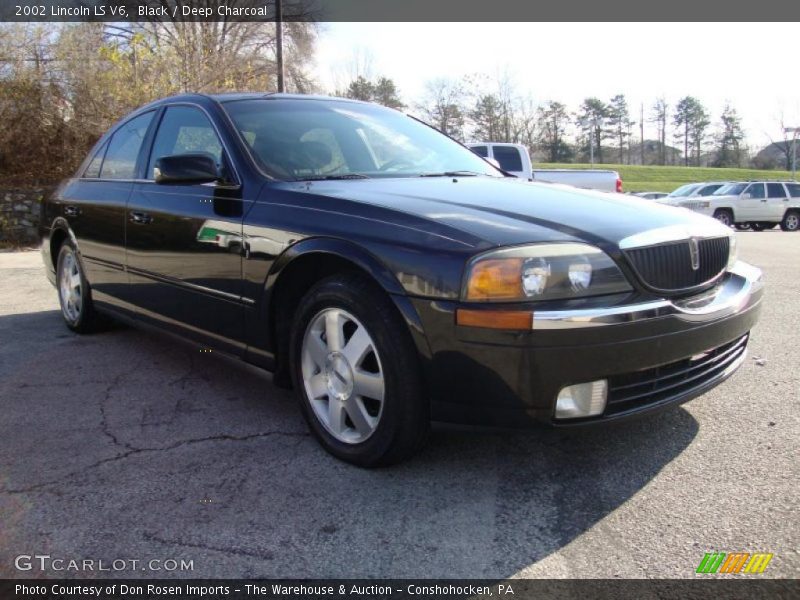Black / Deep Charcoal 2002 Lincoln LS V6