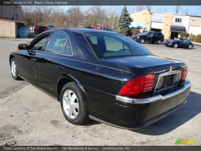 Black / Deep Charcoal 2002 Lincoln LS V6