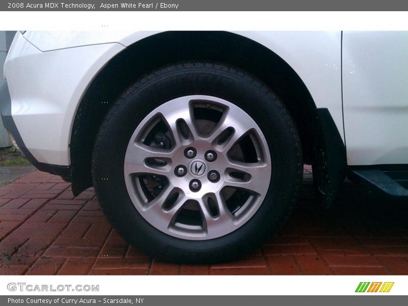 Aspen White Pearl / Ebony 2008 Acura MDX Technology