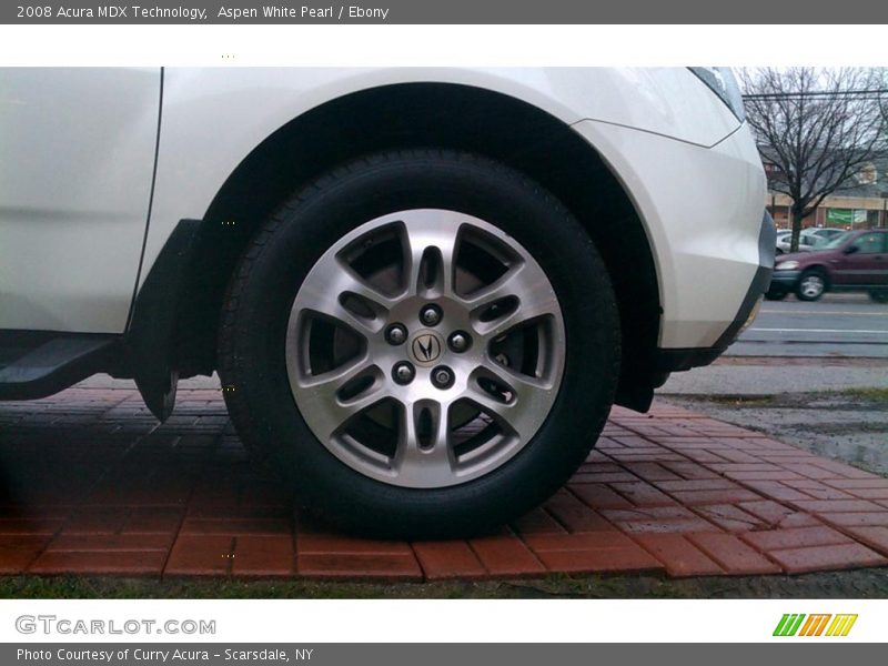 Aspen White Pearl / Ebony 2008 Acura MDX Technology