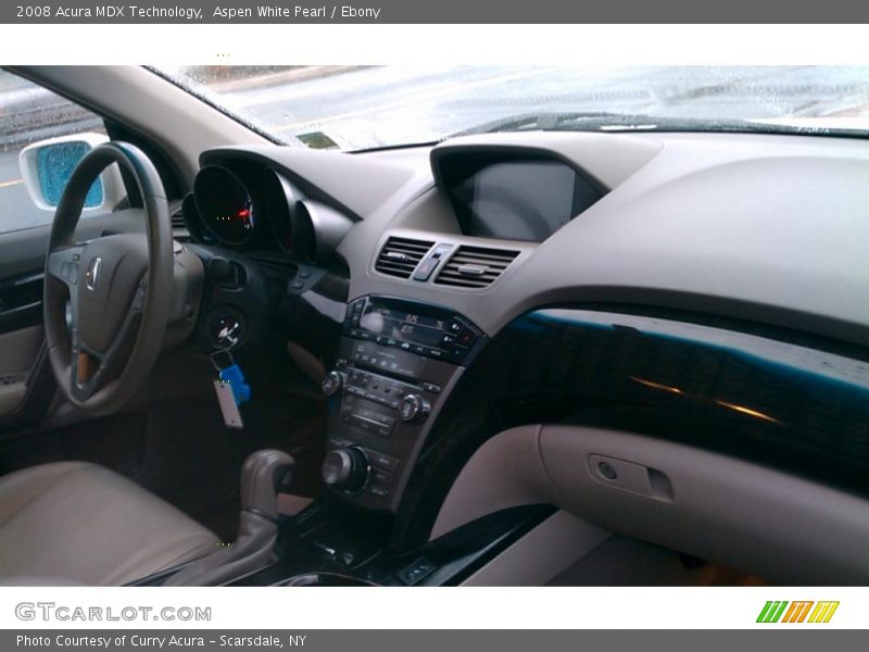Aspen White Pearl / Ebony 2008 Acura MDX Technology