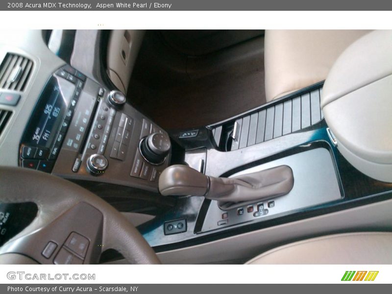 Aspen White Pearl / Ebony 2008 Acura MDX Technology