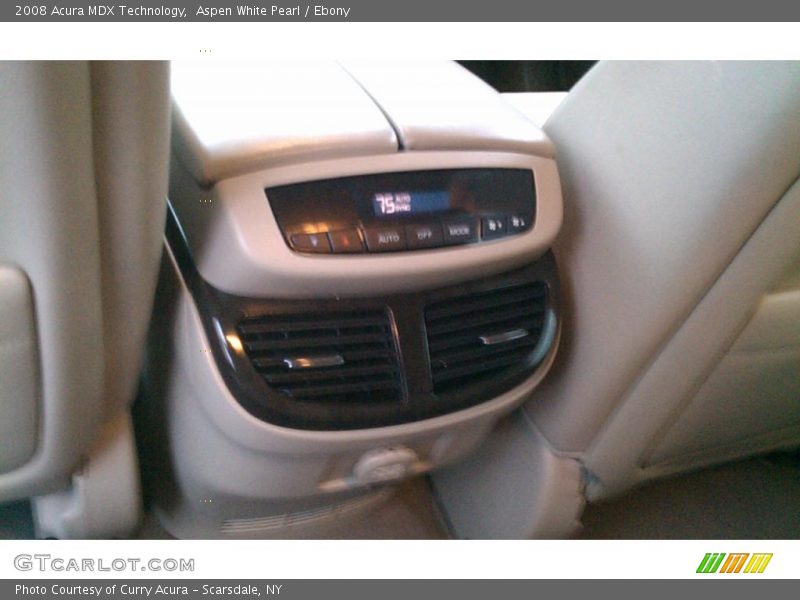 Aspen White Pearl / Ebony 2008 Acura MDX Technology