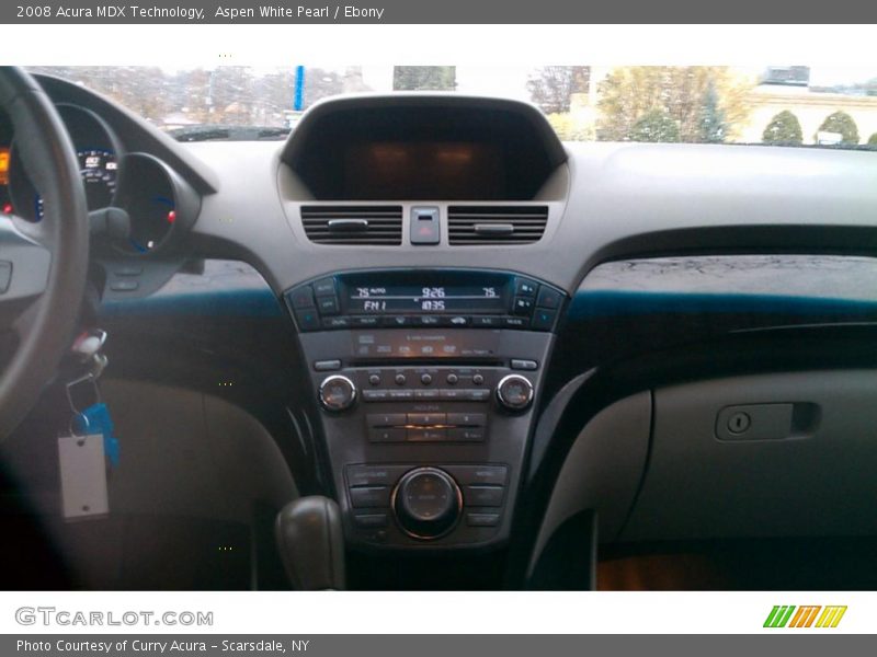 Aspen White Pearl / Ebony 2008 Acura MDX Technology