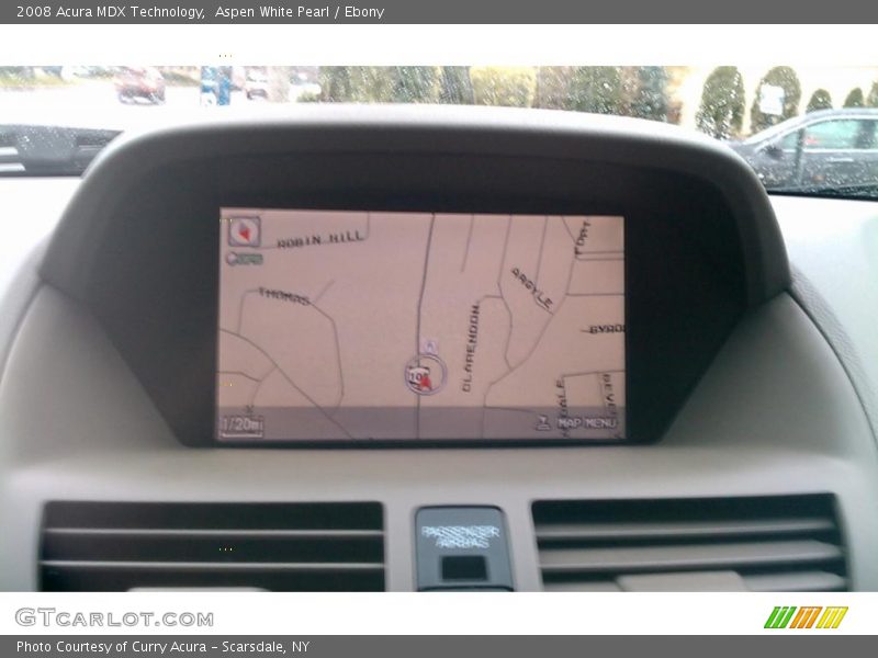 Aspen White Pearl / Ebony 2008 Acura MDX Technology