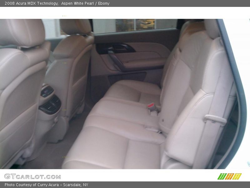 Aspen White Pearl / Ebony 2008 Acura MDX Technology
