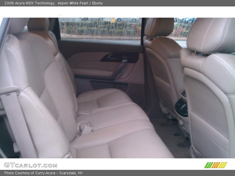 Aspen White Pearl / Ebony 2008 Acura MDX Technology
