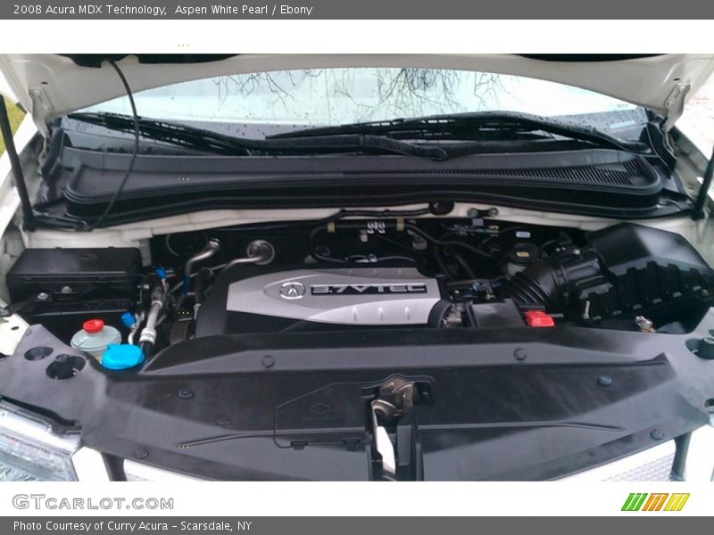 Aspen White Pearl / Ebony 2008 Acura MDX Technology