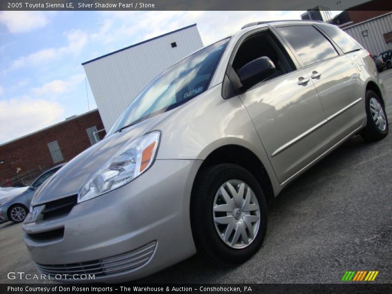 Silver Shadow Pearl / Stone 2005 Toyota Sienna LE