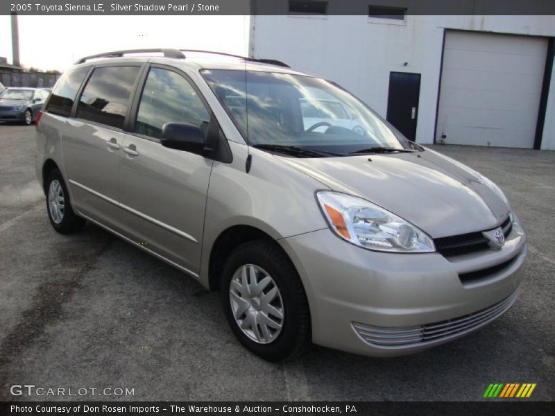Silver Shadow Pearl / Stone 2005 Toyota Sienna LE