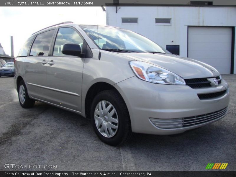 Silver Shadow Pearl / Stone 2005 Toyota Sienna LE