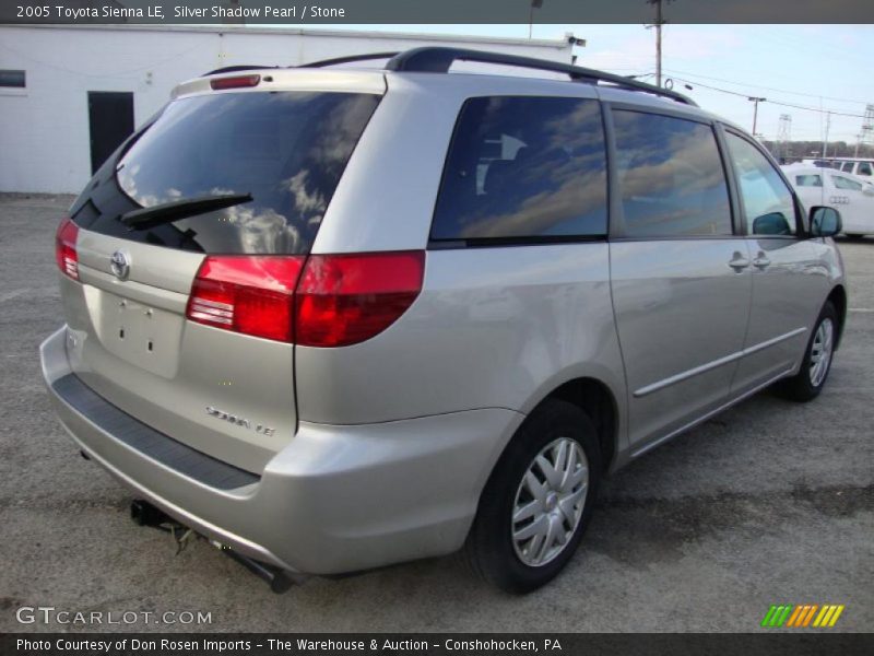 Silver Shadow Pearl / Stone 2005 Toyota Sienna LE